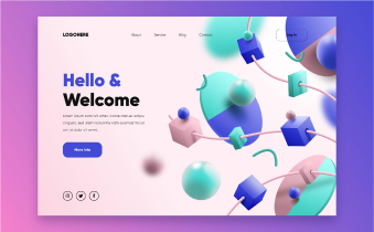 3D website design